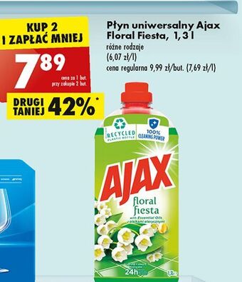 Biedronka Płyn do mycia konwalie ajax floral fiesta oferta