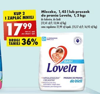 Mleczko do prania kolorów lovela baby