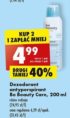 Biedronka Dezodorant fresh be beauty care oferta