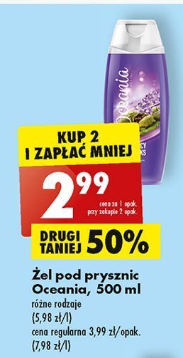 Biedronka Żel pod prysznic kojący relaks oceania essential oferta