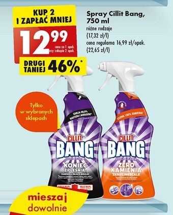 Biedronka Spray do czyszczenia cillit bang koniec z pleśnią oferta