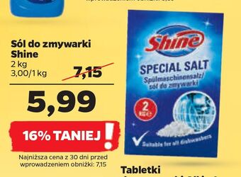 Netto Sól do zmywarki shine classic oferta