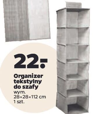 Netto Organizer tekstylny do zawieszenia 28 x 112 cm oferta