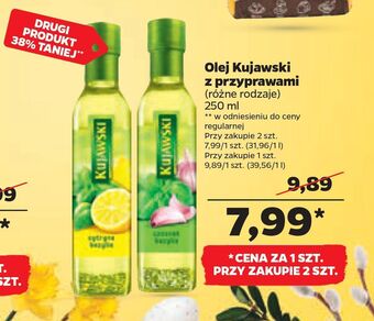 Netto Olej czosnek bazylia kujawski ze smakiem oferta