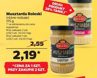 Netto Musztarda delikatesowa sarepska roleski oferta