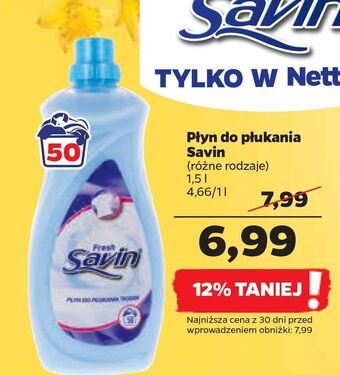 Netto Koncentrat do płukania fresh savin oferta