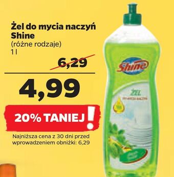 Netto Żel do mycia naczyń fresh mint shine classic oferta