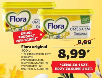 Netto Margaryna original flora omega 3&6 oferta