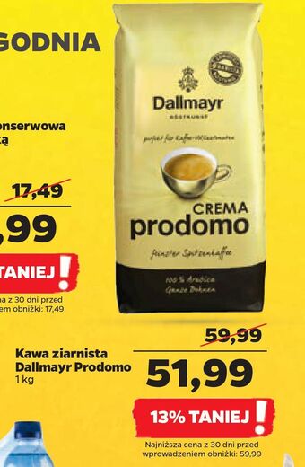 Netto Kawa dallmayr prodomo crema oferta