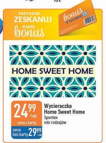 E.Leclerc Wycieraczka home sweet spontex oferta