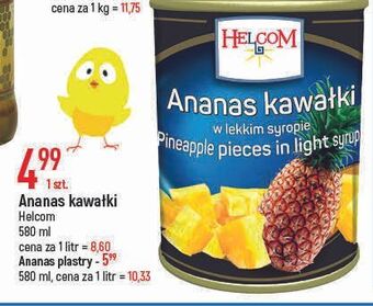 E.Leclerc Ananas plastry w syropie helcom oferta