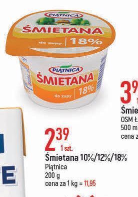 E.Leclerc Śmietana 12% piątnica oferta