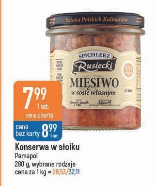 Mięsiwo w sosie własnym spichlerz rusiecki