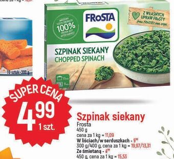 E.Leclerc Szpinak ze śmietaną frosta oferta