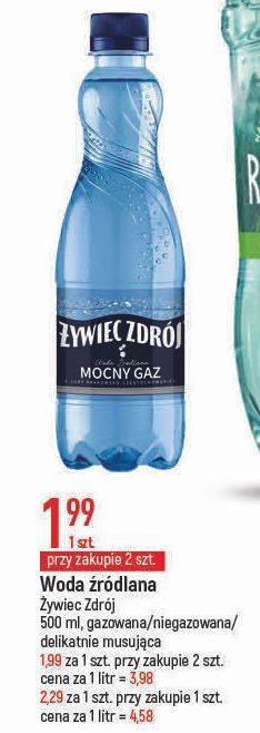E.Leclerc Woda mocny gaz żywiec zdrój oferta