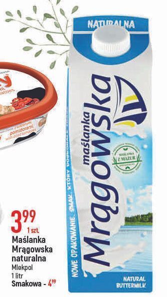 E.Leclerc Maślanka naturalna mrągowska oferta