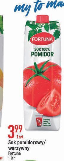 E.Leclerc Sok 100% pomidor fortuna oferta