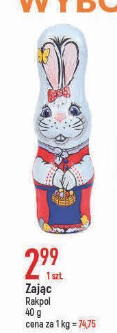 E.Leclerc Zając wielkanocny czekolady rakpol oferta
