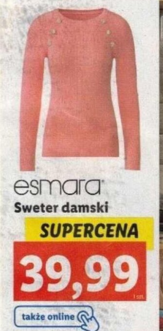 Lidl Esmara Sweter damski oferta