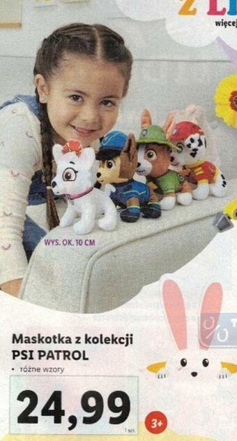 Lidl maskotka z kolekcji Psi Patrol oferta
