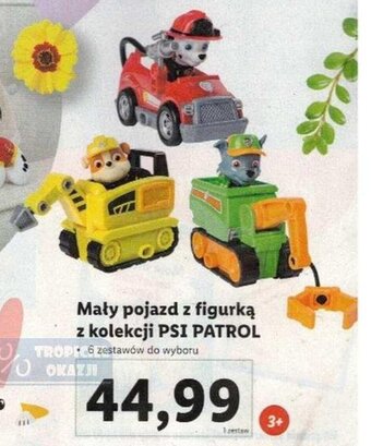 Lidl Mały pojazd z figurką z kolekcji Psi Patrol oferta