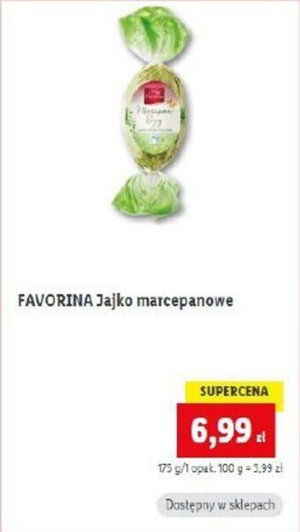 Lidl Favorina Jajko marcepanowe 175g oferta