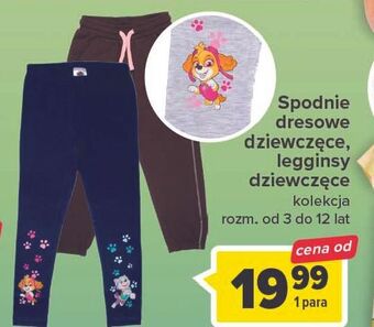 Carrefour Legginsy dziewczęce oferta