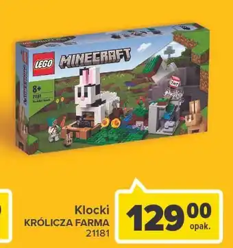 Carrefour Klocki 21181 lego minecraft oferta