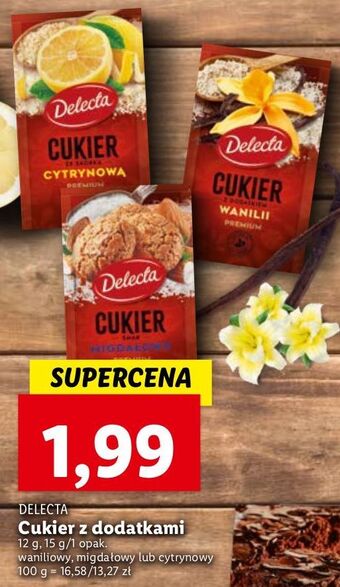 Lidl Cukier migdałowy delecta oferta