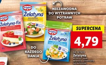 Lidl Żelatyna uniwersalna dr. oetker oferta