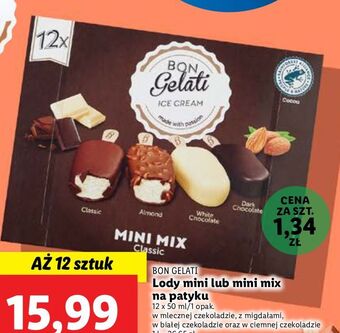 Lidl Lody mini white chocolate almond bon gelati oferta