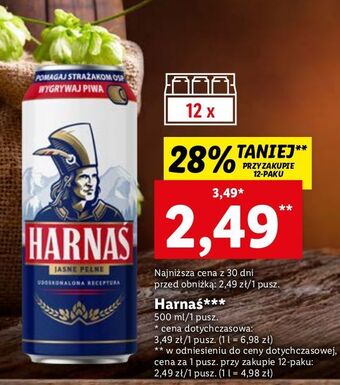 Piwo harnaś jasne pełne