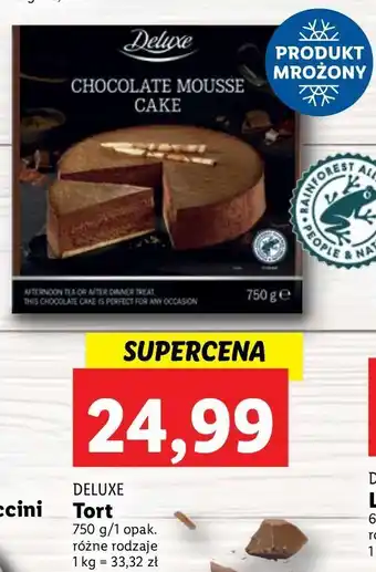 Lidl Tort czekoladowy deluxe oferta