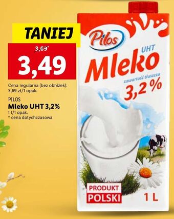 Lidl Mleko 3.2% pilos oferta