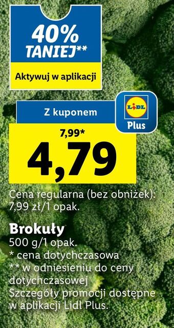 Lidl Brokuł oferta