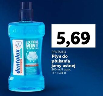 Płyn do płukania jamy ustnej extra mint dentalux