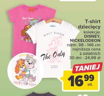 Carrefour T-shirt dziecięcy disney oferta