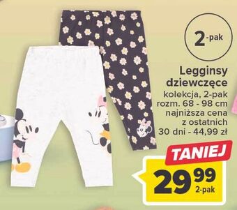 Carrefour Legginsy dziewczęce rozm. 68-98 cm oferta