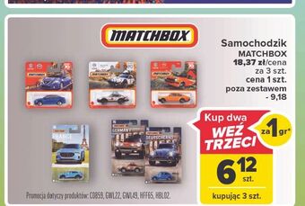Carrefour Samochodzik matchbox oferta