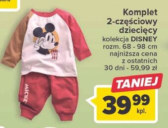 Carrefour Komplet niemowlęcy 68-98 cm oferta