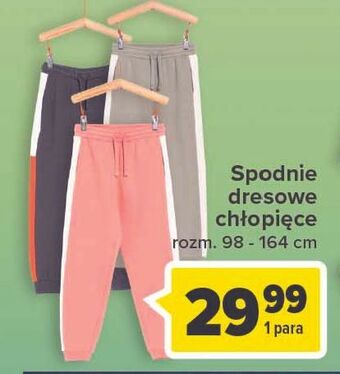 Carrefour Spodnie dresowe chłopięce 98-164 cm oferta