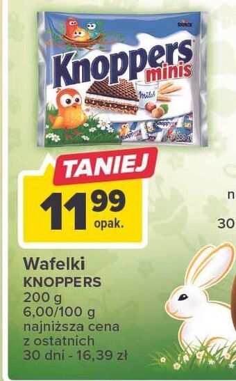 Carrefour Wafelki knoppers minis oferta