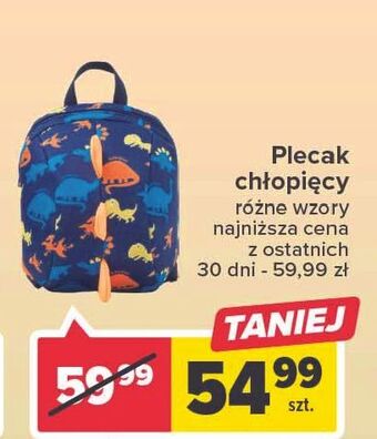 Carrefour Plecak chłopięcy oferta