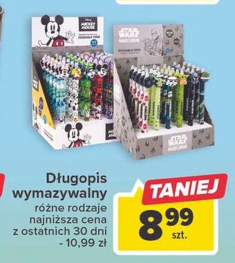 Carrefour Długopis wymazywalny star wars oferta