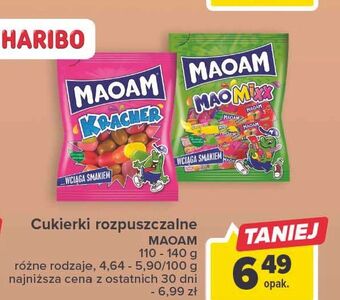 Carrefour Gumy rozpuszczalne kracher haribo maoam oferta