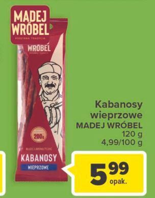 Carrefour Kabanosy wieprzowe madej & wróbel oferta