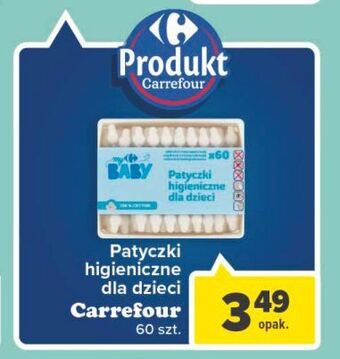 Carrefour Patyczki higieniczne dla dzieci carrefour baby oferta