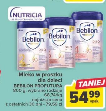 Carrefour Mleko duo biotik 2 bebilon profutura oferta