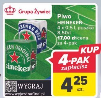 Carrefour Piwo heineken 0.0% oferta