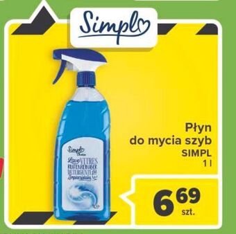 Carrefour Płyn do mycia szyb simpl oferta